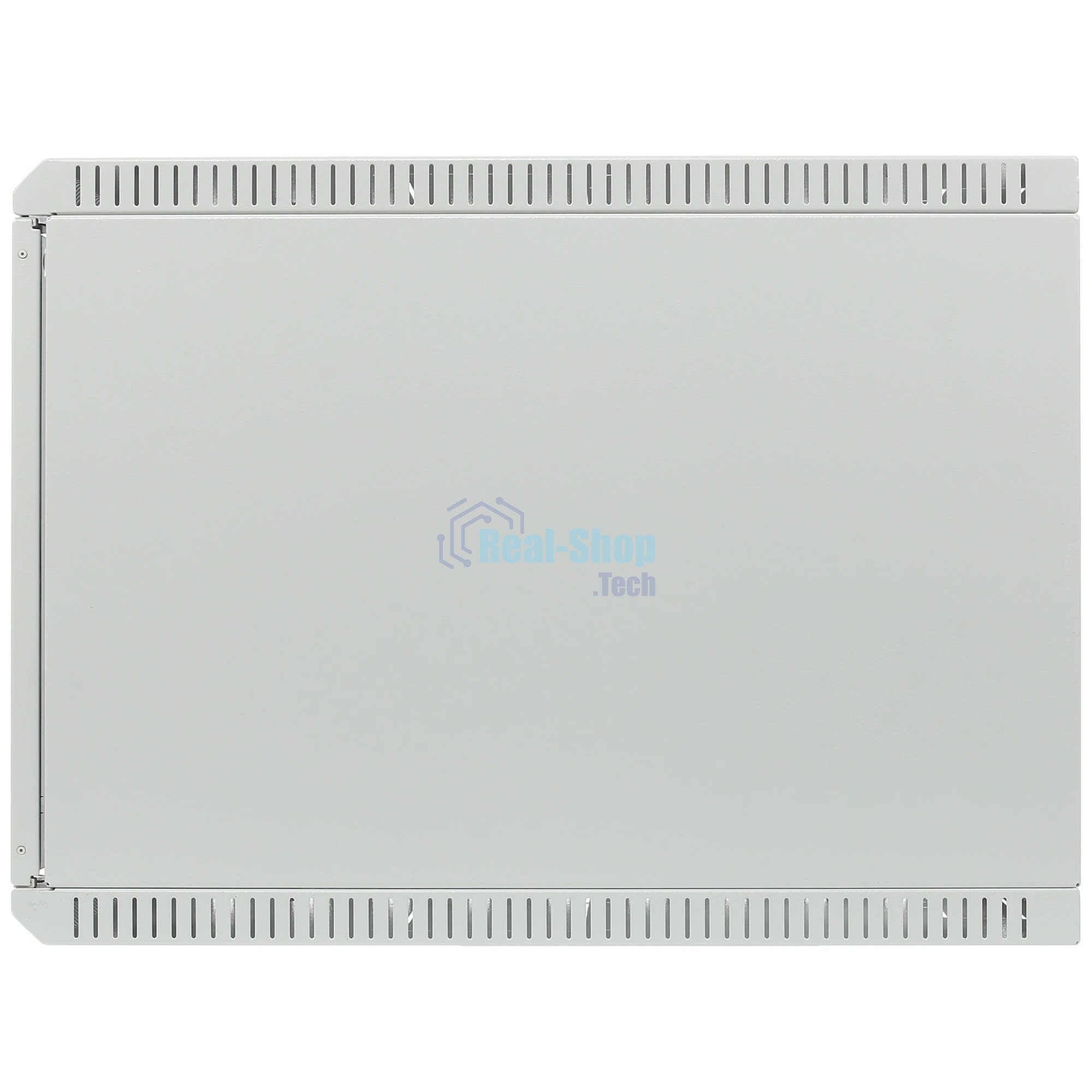 Шкаф настенный ЦМО ШРН-Э-9.650 9U 600x650мм пер.дв.стекл несъемные бок.пан. серый