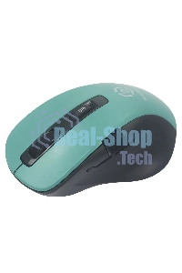 Мышь беспроводная Raskat M020W зеленый/черный, 2400 dpi, радиоканал, Bluetooth, USB, кнопки - 7