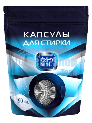 Капсулы для стирки, 90 шт. не содержит фосфатов и отдушек, удаляет даже сильные загрязнения, хорошо выполаскивается. Подходит для белого и цветного белья из всех типов ткани, кроме шерсти и шелка. Специально разработан для стирки при температуре 30-90 °С во всех типах стиральных машин и вручную. Безопасен для септиков.