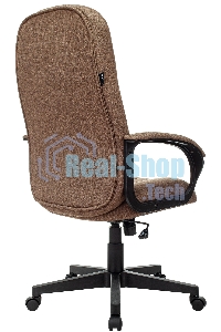 Кресло руководителя Бюрократ T-898AXSN коричневый 38-414, крестовина пластик