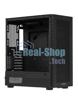 Корпус PCCooler ME200 MESH BK, Midi-Tower, чёрный, 3 x 120 мм