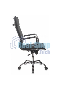 Кресло руководителя Бюрократ CH-993/black черный, искусственная, кожа, крестовина хромированная