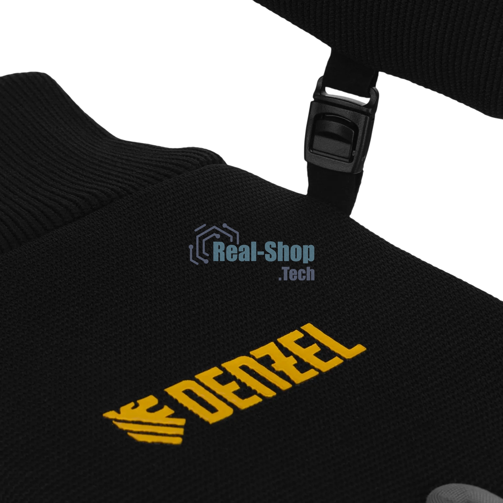 Перчатки универсальные Denzel 68093 двойные, работа с сенсорным экраном, вязаная манжета, размер 9