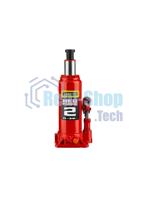 Домкрат STAYER 43160-2_z01 гидравлический бутылочный red force 2т 181-345мм