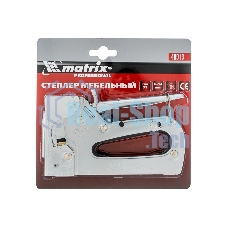 Степлер мебельный Matrix PROFESSIONAL металлический регулируемый, тип скобы 53, 6-14 мм