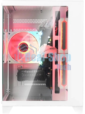 Компьютерный корпус Bloody BD-CC105 белый без БП mATX 5x120мм 1xUSB 2.0 1xUSB 3.0 audio bott PSU