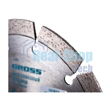 Диск алмазный Gross ф125х22,2мм, лазерная приварка сегментов, сухое резание