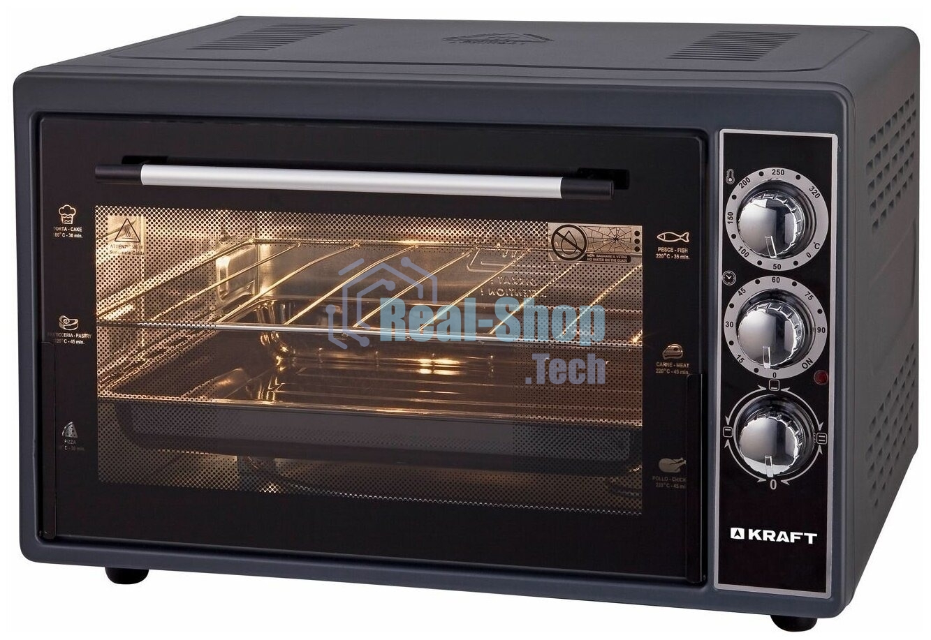Мини-печь Kraft KF-MO 4500 BL черный