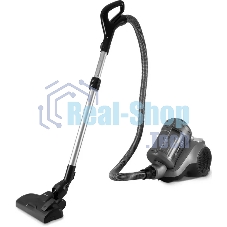 Пылесос Polaris PVC 3344 черный/серый, 650/2200 Вт, уборка сухая, пылесборник контейнер/мешок 2 л