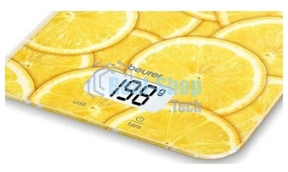 Весы кухонные Beurer KS19 lemon макс.вес:5кг рисунок