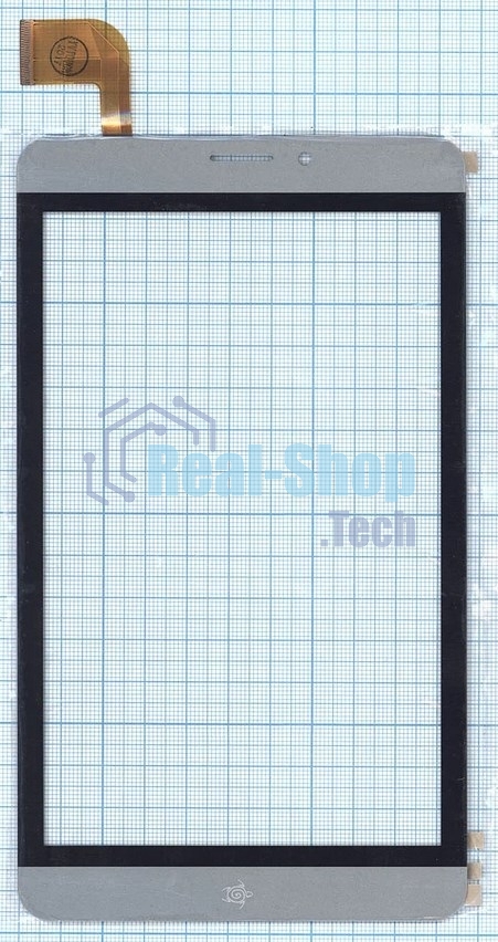 Сенсорное стекло (тачскрин) RP-468A-7.0 FPC-755-A1, серое