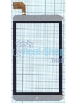 Сенсорное стекло (тачскрин) RP-468A-7.0 FPC-755-A1, серое