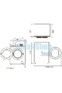 Стиральная машина KRONA ITTER OPTI белый 1200 8/4K WDM с сушкой, белый, загрузка фронтальная 8 кг, 4 кг - сушка, 1200 об/мин, класс: A+++
