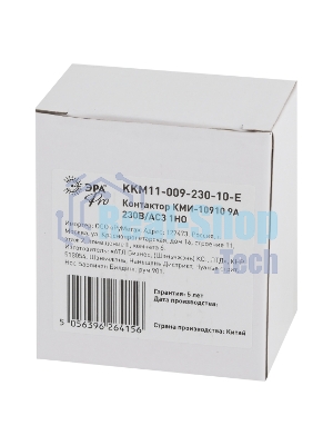 Контактор ЭРА PRO KKM11-009-230-10-E КМИ-10910 9А 230В/АС3 1НО
