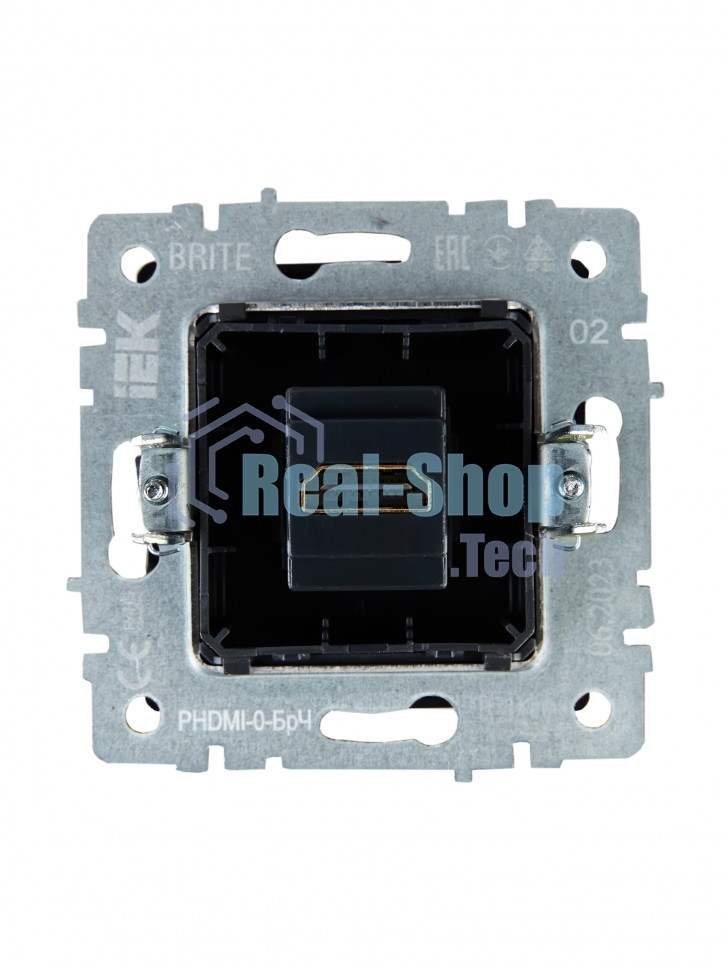 Розетка HDMI IEK BRITE РHDMI-0-БрЧ черный