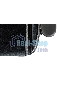 Кресло игровое Zombie Drift/F черный/серый, крестов. пластик, подст. для ног