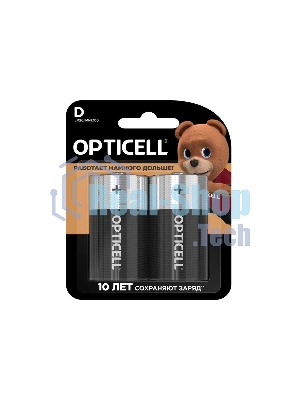 Батарея Opticell Basic LR20 D (2шт) блистер