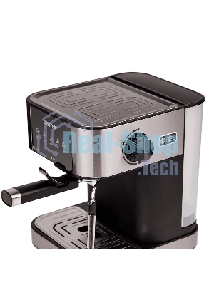 Кофеварка рожковая Centek CT-1164 серебристый, исп. кофе - молотый, 1.5 л, 1150 Вт, 15 бар