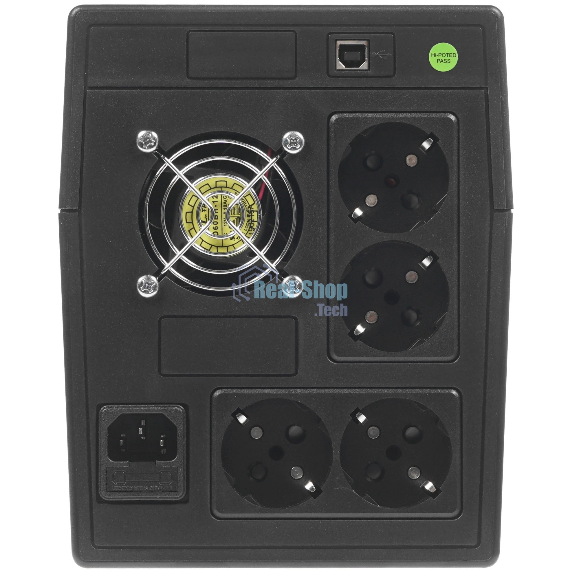 Источник бесперебойного питания Powerman Back Pro 2000 Plus / 2000 ВА / 1200 Вт / 4 х CEE 7 (евророзетка)