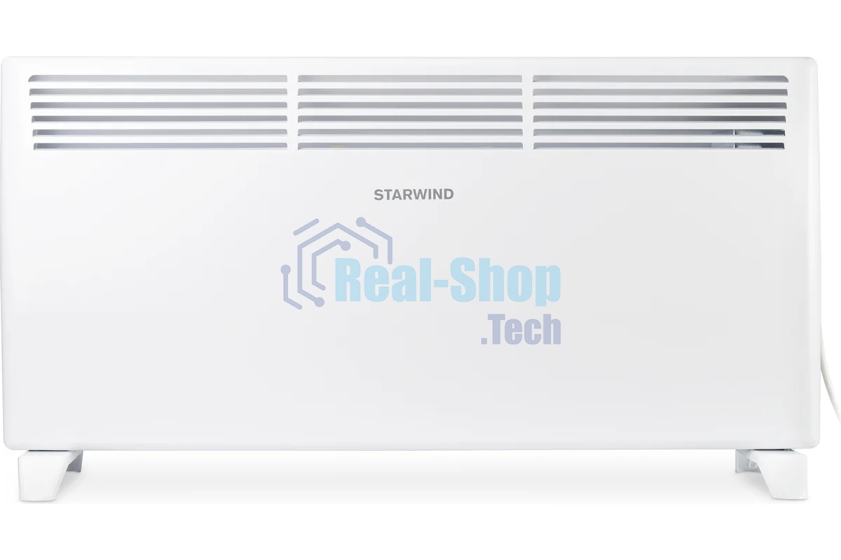 Конвектор Starwind SHV1020 белый 2000 Вт, 25 м2, термостат