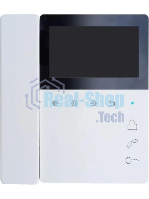 Видеодомофон Tantos Elly белый с трубкой