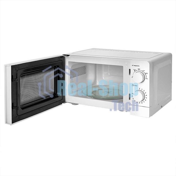 Микроволновая печь DELTA DL-87L20 белый, 20 л, 700 Вт, переключатели - поворотный механизм
