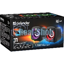 Компьютерная акустика Defender J1 6Вт, подсветка, питание от USB
