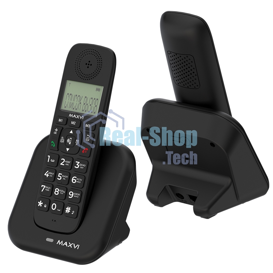 Радиотелефон MAXVI AM-02 черный