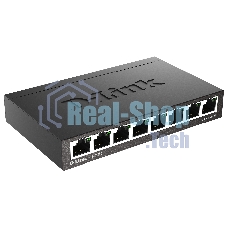 Коммутатор D-Link DGS-1008D/R1A, 8×1 Гбит/с, неуправляемый
