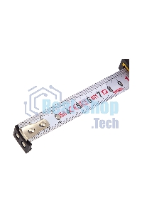 Рулетка Denzel 5м х 19мм, двухкомп. корпус, магнитный обрезиненный зацеп