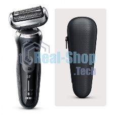 Электробритва сетчатая Braun Series 7 71-N1000S реж.эл.:3 питан.:аккум. черный