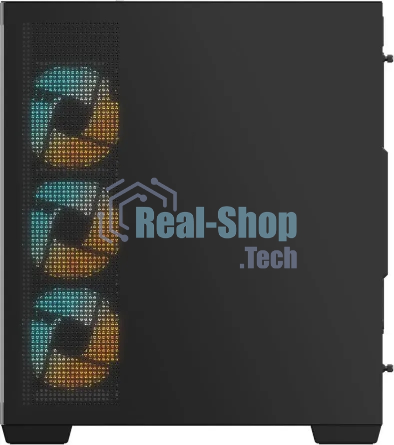 Компьютерный корпус Gigabyte Gb-C500P ST черный без БП ATX 3x120мм 6x140мм 2xUSB 3.0 1xUSB3.1 audio bott PSU