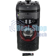 Мини-система LG OK65 X-BOOM -переноснаяс поддержкой караоке! Мощность 500Вт RMS, Bluetooth v.4.0/x2 USB/Аудио вход (3.5мм), х2 микр