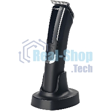 Машинка для стрижки Scarlett SC-HC63C73 черный 5Вт (насадок в компл:4шт)