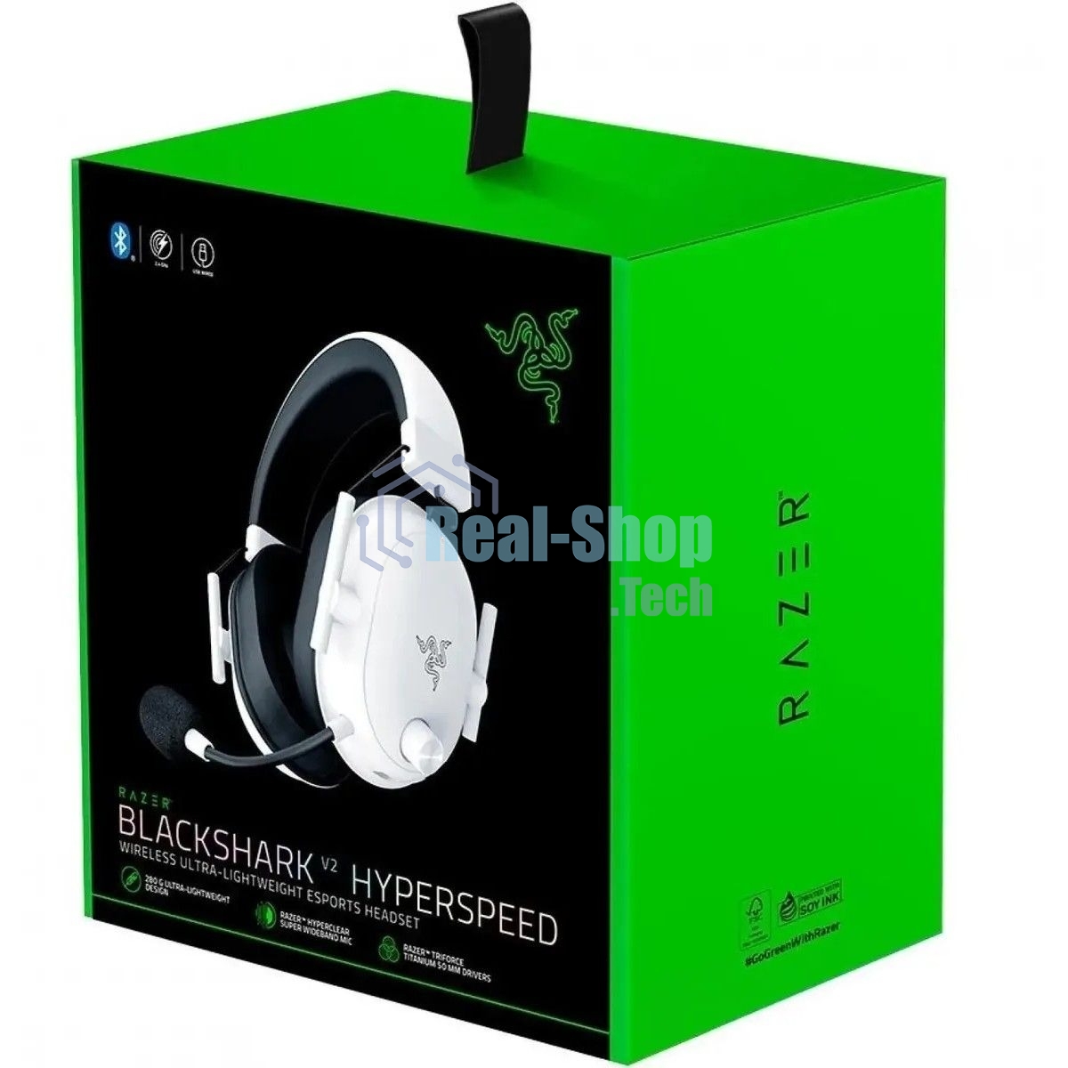 Гарнитура Razer Blackshark V2 HyperSpeed белый, беспроводная, Bluetooth, до 70 ч