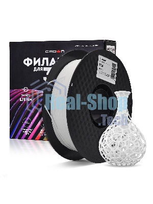 Филамент Crown Micro CM-FILPLA001W PLA 1.75 1кг белый