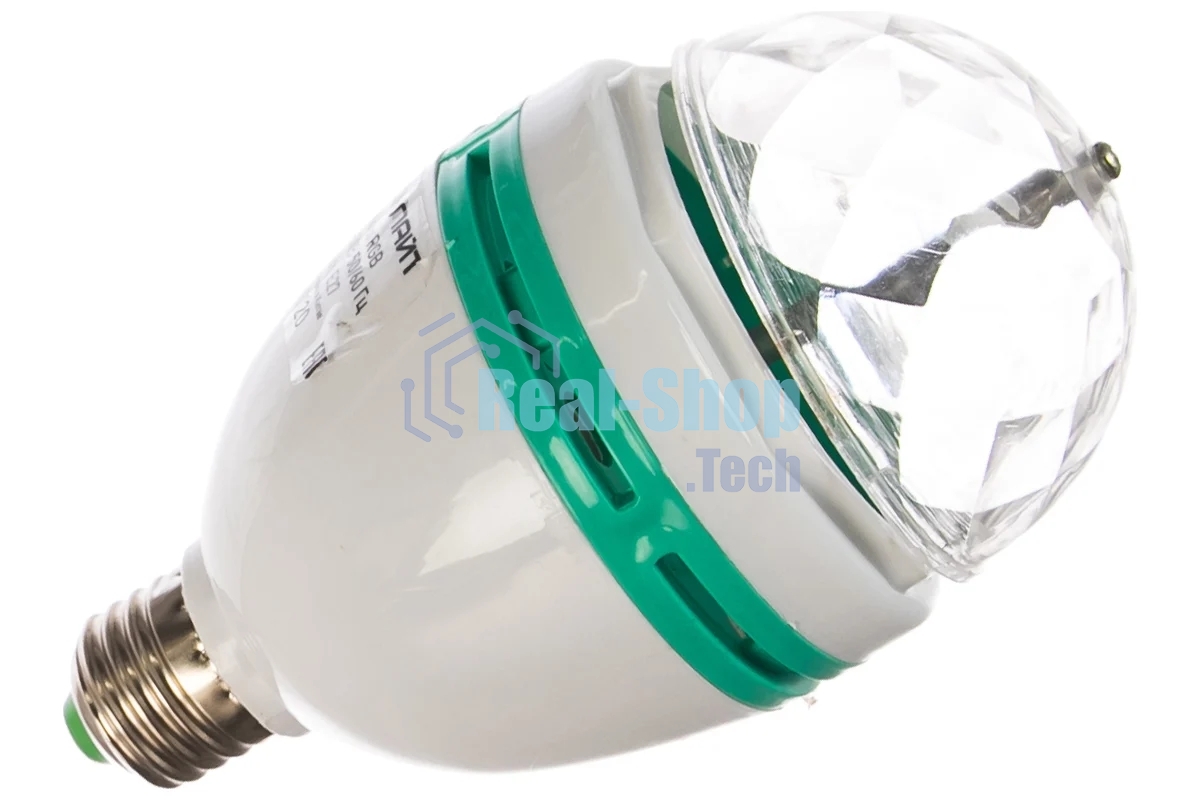 Лампа светодиодная ОНЛАЙТ 61120 OLL-DISCO-3-230-RGB-E27