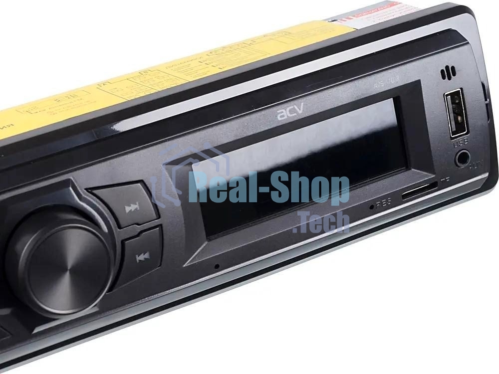 Автомагнитола ACV AVS-1701R, 1 DIN, USB Type-A, AUX