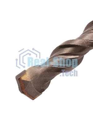 Бур по бетону Denzel двойная спираль, Cobalt W-tip, 14x160 мм, SDS PLUS