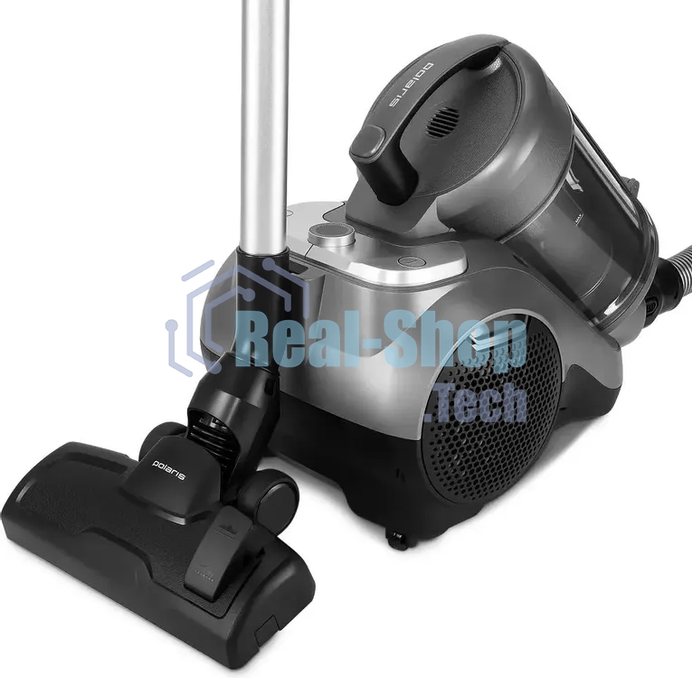 Пылесос Polaris PVC 3344 черный/серый, 650/2200 Вт, уборка сухая, пылесборник контейнер/мешок 2 л