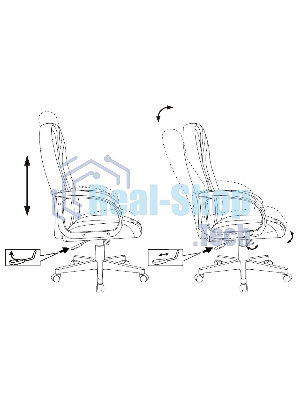 Кресло Бюрократ T-898AXSN 38-414 коричневый