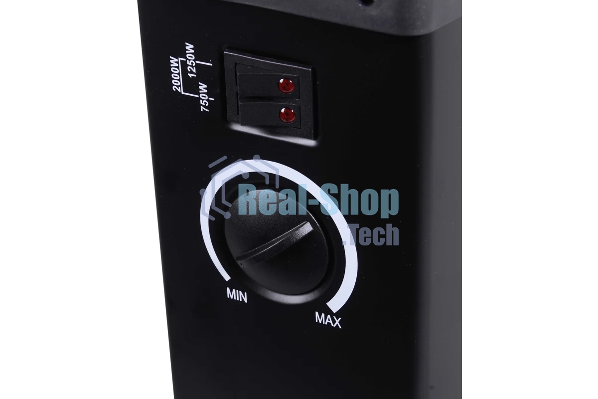 Конвектор Ресанта ОК-2000СЧ, черный, 2000 Вт, 25 м2, термостат 67/4/36