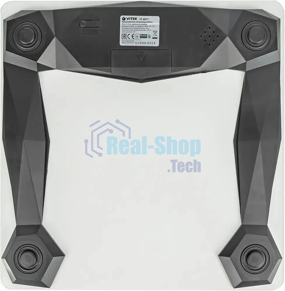 Весы напольные Vitek VT-8077(MC) / Максимальный вес 180 кг.Индикатор перегрузки и разряда батареи.