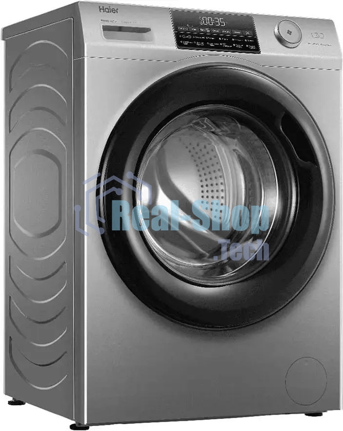 Стиральная машина Haier HW90-BP14959S серебристый, загрузка фронтальная 9 кг, 1400 об/мин, класс: A+++