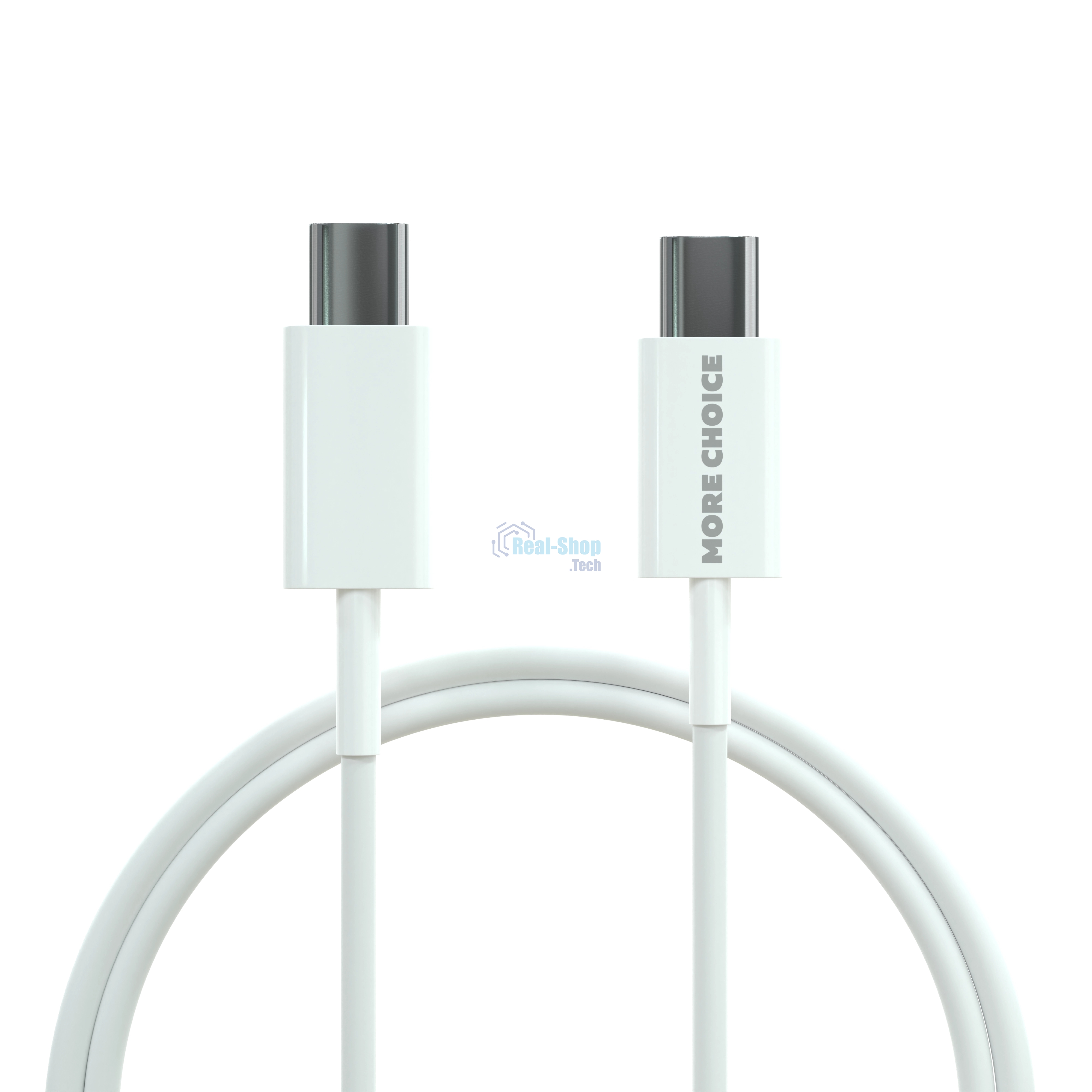 Сетевое зарядное устройство MORE CHOICE (4610196408915) NC60a 1USB-C 3.0A PD 20W быстрая зарядка для Type-C, белый