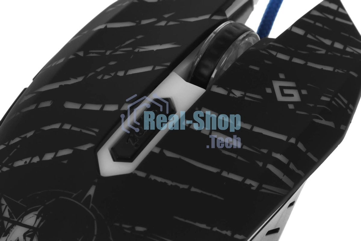 Мышь проводная Defender Dark Agent GM-590L черный, 12800 dpi, USB, кнопки - 6