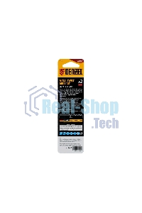 Сверло спиральное по металлу Denzel 2 x 49мм, Р6М5, Golden Tip, 2 шт.