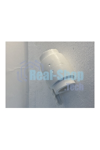 Кран шаровой 40 полнопроходной полипропиленовый PPR белый