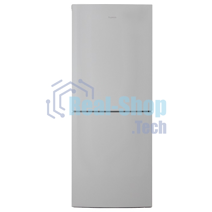 Холодильник Бирюса M6133 металлик двухкамерный 210/100 л морозилка снизу, аавтоматическое оттаивание