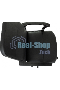 Кресло офисное Бюрократ Triest черный, эко.кожа, крестов. металл черный